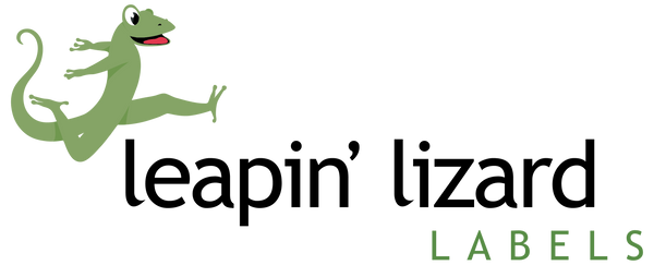 Leapin' Lizard Labels logo