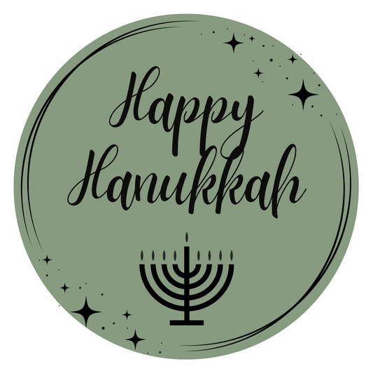 Happy Hanukkah - Holiday Stickers